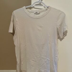 2 Classic Crew Neck T-Shirts - White and Black